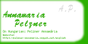 annamaria pelzner business card